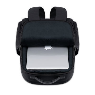 16 дюймовый черный водонепроницаемый рюкзак для ноутбука для работы